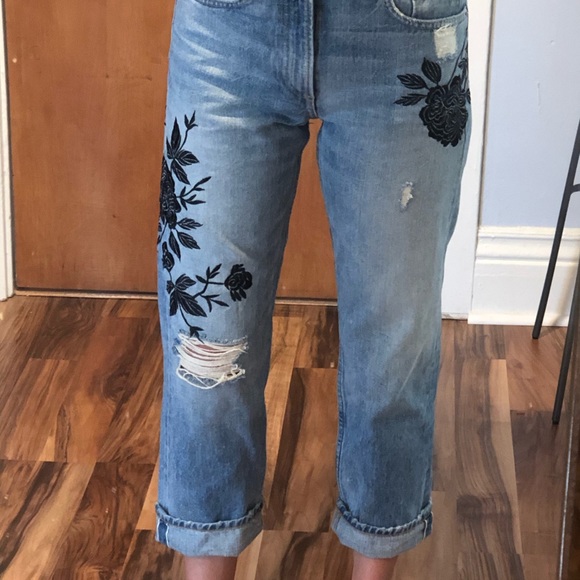 Rag & Bone/JEAN Marilyn Crop Size 25 - Picture 7 of 7